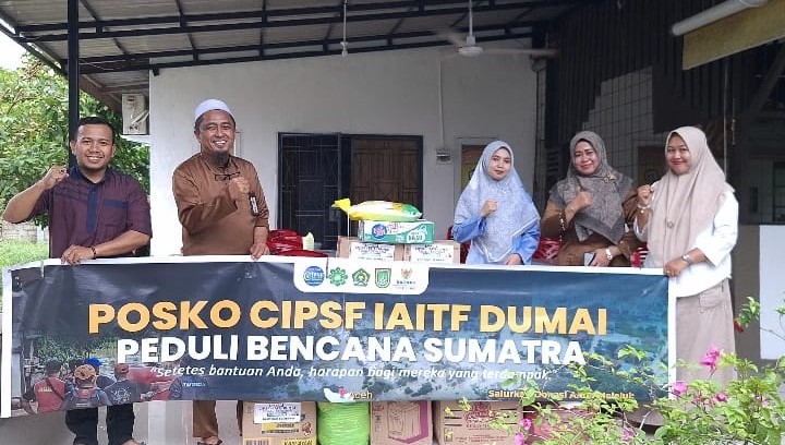 CIPSF IAITF Salurkan Donasi Bencana Sumatra ke Warga Terdampak di Aceh