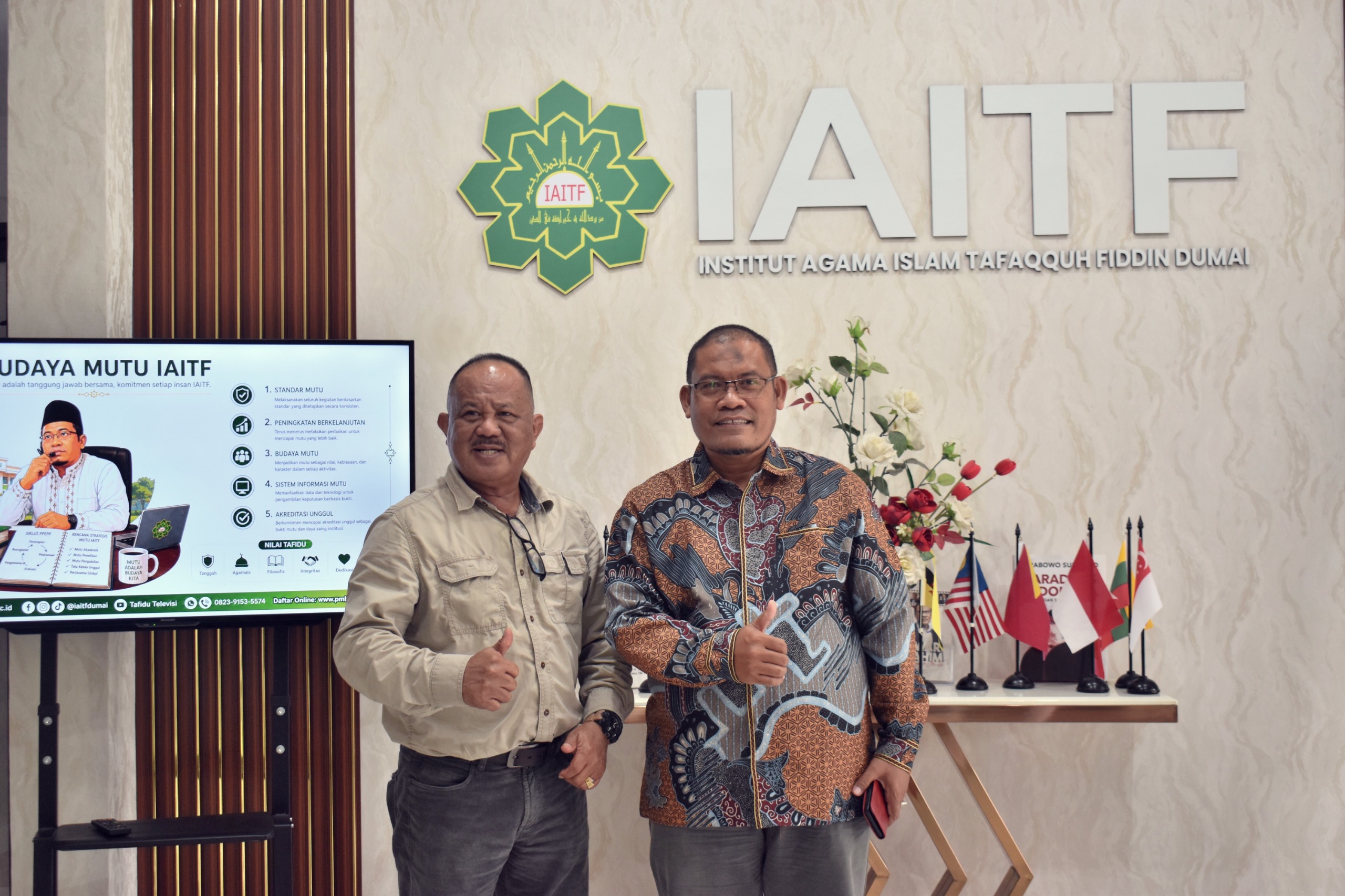 Perkuat Kolaborasi Hukum, Dr. M. Yusuf Daeng Kunjungi IAITF Dumai