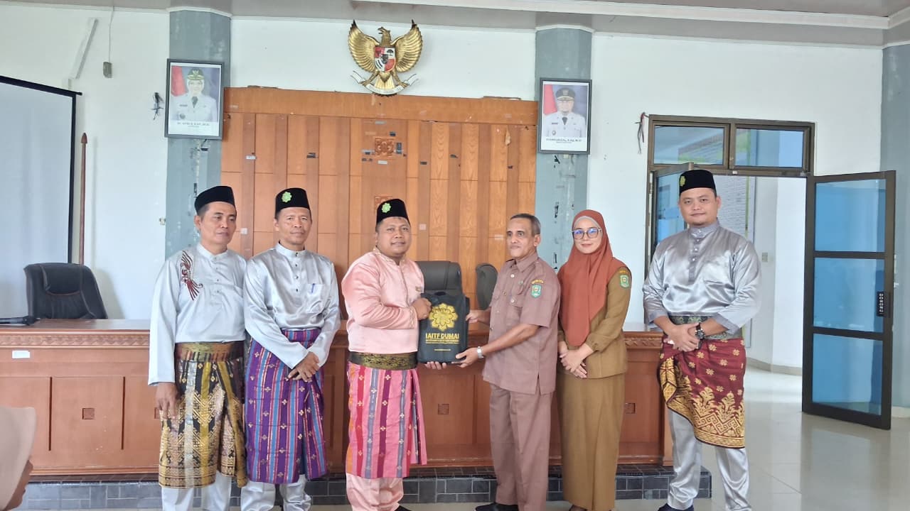 Penjemputan Mahasiswa KKN IAITF Dumai di Kampung Buantan Besar dan Kampung Rempak Berlangsung Khidmat
